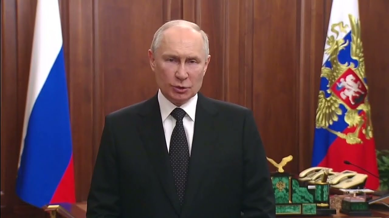 BREAKING! Putin addresses Russia amid escalating Prigozhin's Wagner armed mutiny [FULL]