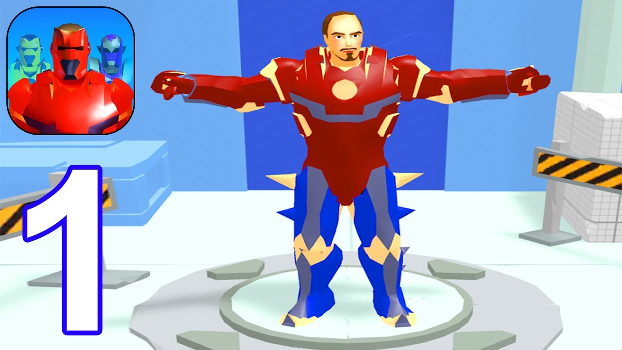 Iron Suit - Gameplay Walkthrough Part 1 Level 1 - 11 (Android, iOS)