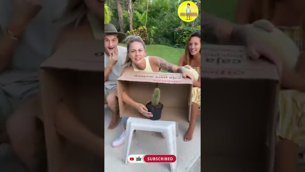 CACTUS PRANK!! 🤣 ~ Julius Dein ~ Aug 2021 #Shorts #Tiktok  #Pranks