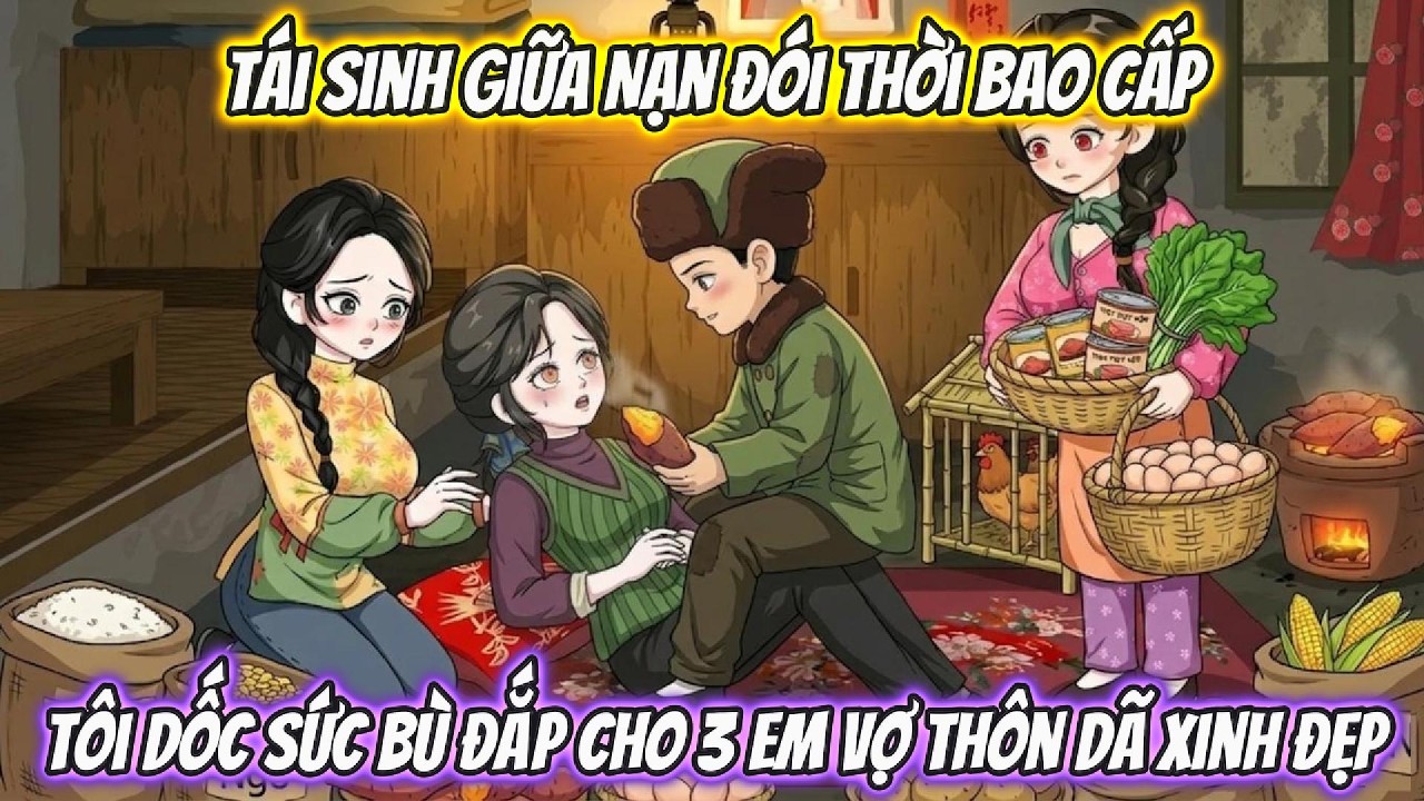 Tái Sinh Giữa Nạn Đói Thời Bao Cấp, Tôi Dốc Sức Bù Đắp Cho 3 Em Vợ Thôn Dã Xinh Đẹp