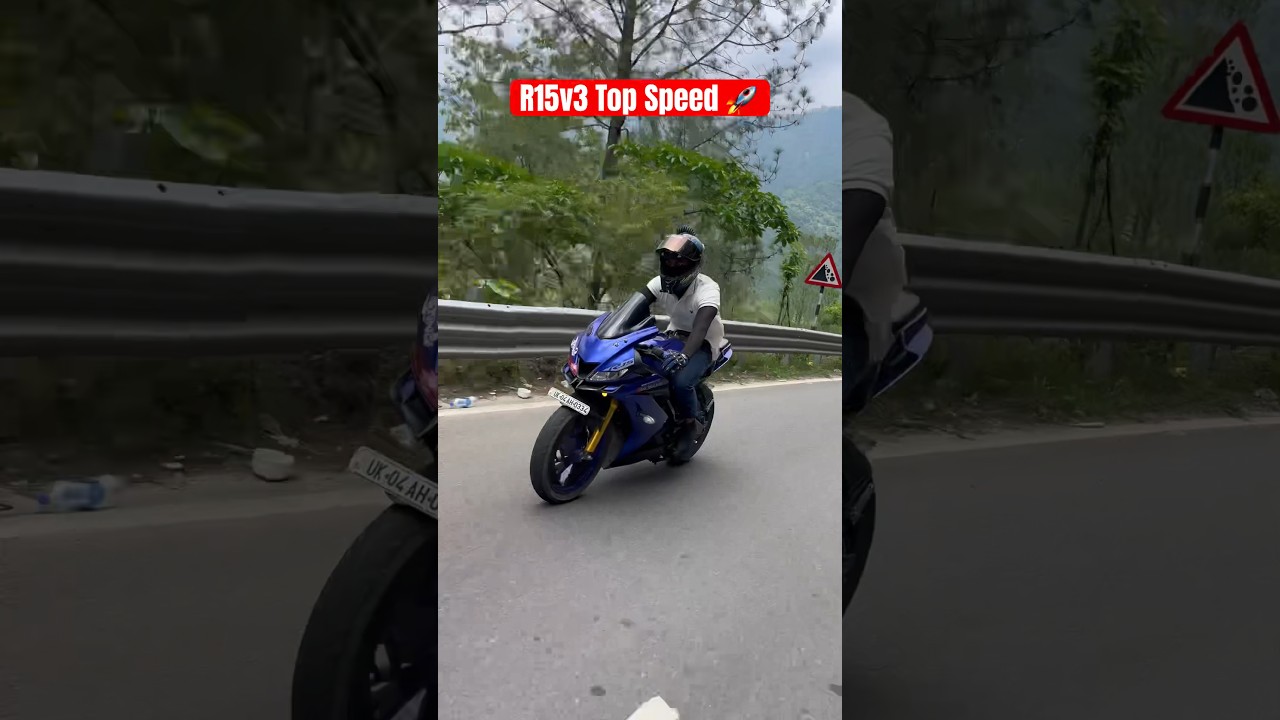 R15v3 Top Speed 🚀 155 Top Speed 🔥 #automobile #youtubeshorts #trendingshorts #viralshort #like