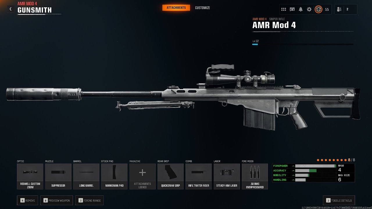 COD-Black Ops 6 Zombie Mod M82A1 20250101
