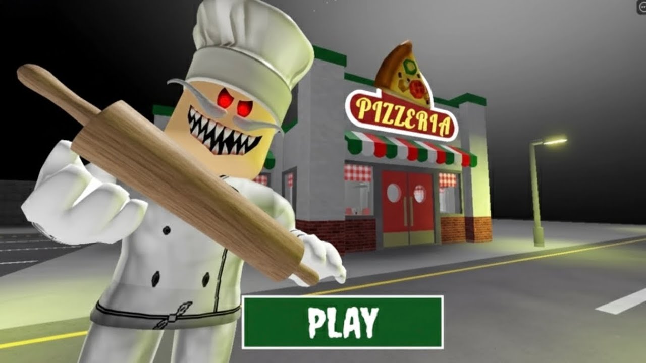 ESCAPE Papa Pizza’s Pizzeria 😱 | SCARIEST Roblox Obby EVER! 🏃‍♂️💀 #roblox #obby #robloxgames 