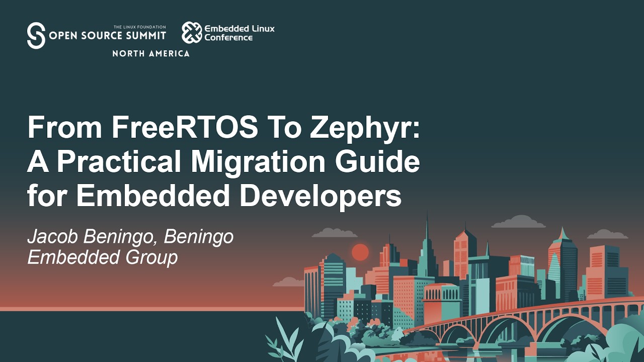 Переход с FreeRTOS на Zephyr: практическое руководство по миграции для разработчиков встроенных с...