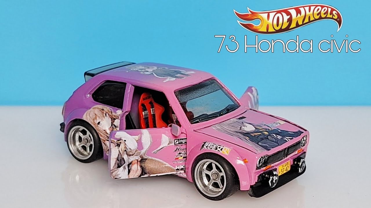 73 honda civic itasha hot wheels custom