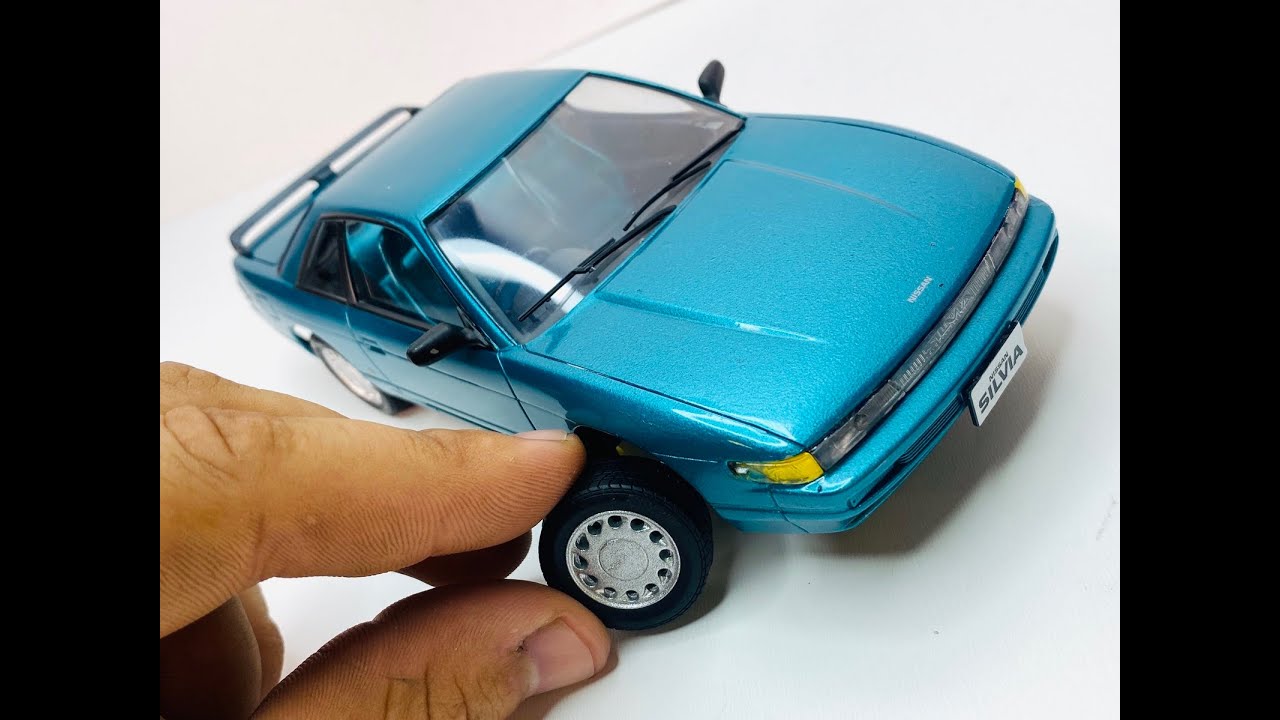 Постройка пластиковой модели Nissan Silvia K s 1,24 Tamiya