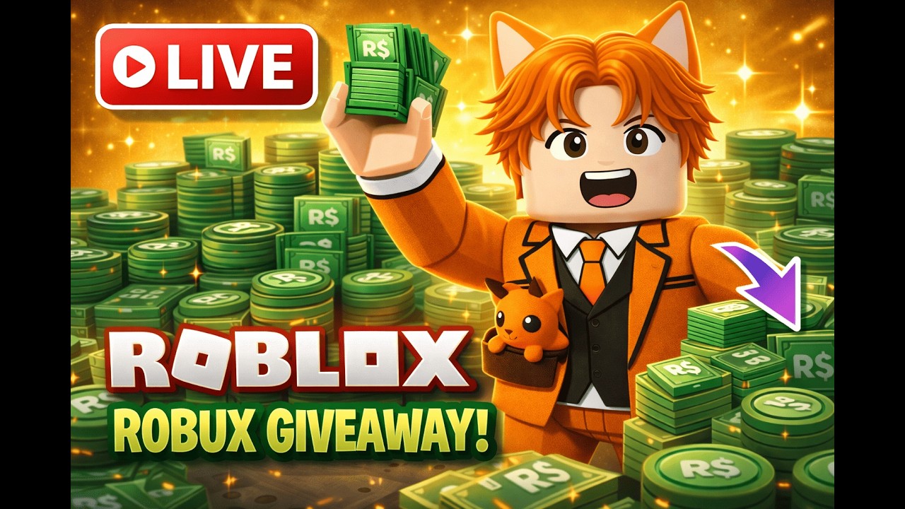 ROBLOX GIVEAWAY!!.....COME JOIN US || Shortss LIVE!