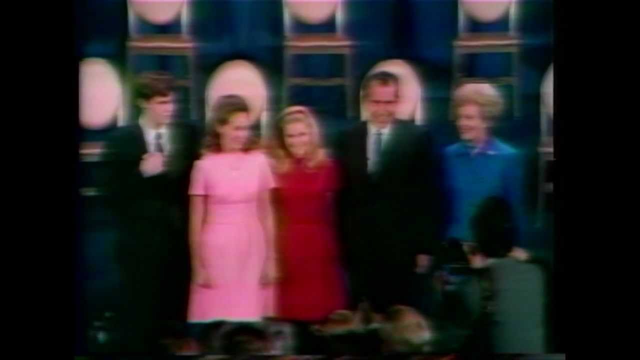 President-elect Richard Nixon declares victory in 1968