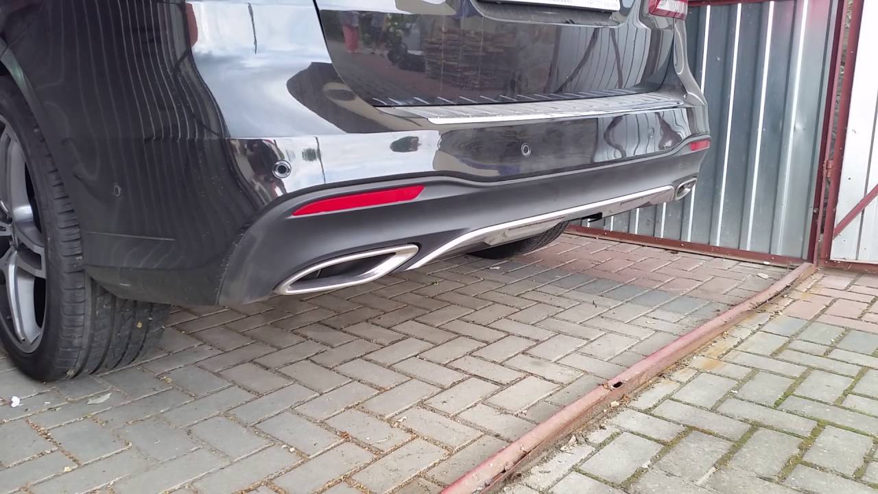 Mercedes Benz GLE 500 V8 455 PS cold start