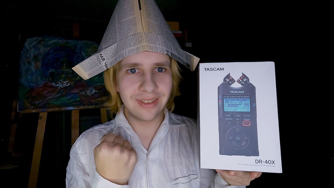 АСМР Распаковка и тест нового микрофона TASCAM DR-40X😱