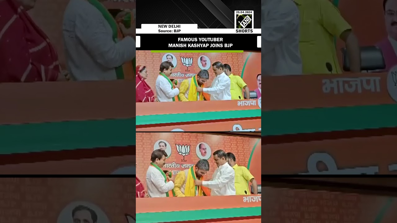 &ldquo;I&rsquo;ll strengthen Bihar&rdquo; YouTuber Manish Kashyap after joining BJP in Delhi