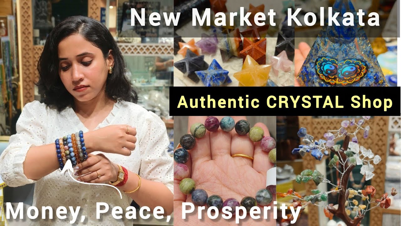 Authentic Healing CRYSTAL SHOP in Kolkata | Spiritual Bastu item shop New Market 