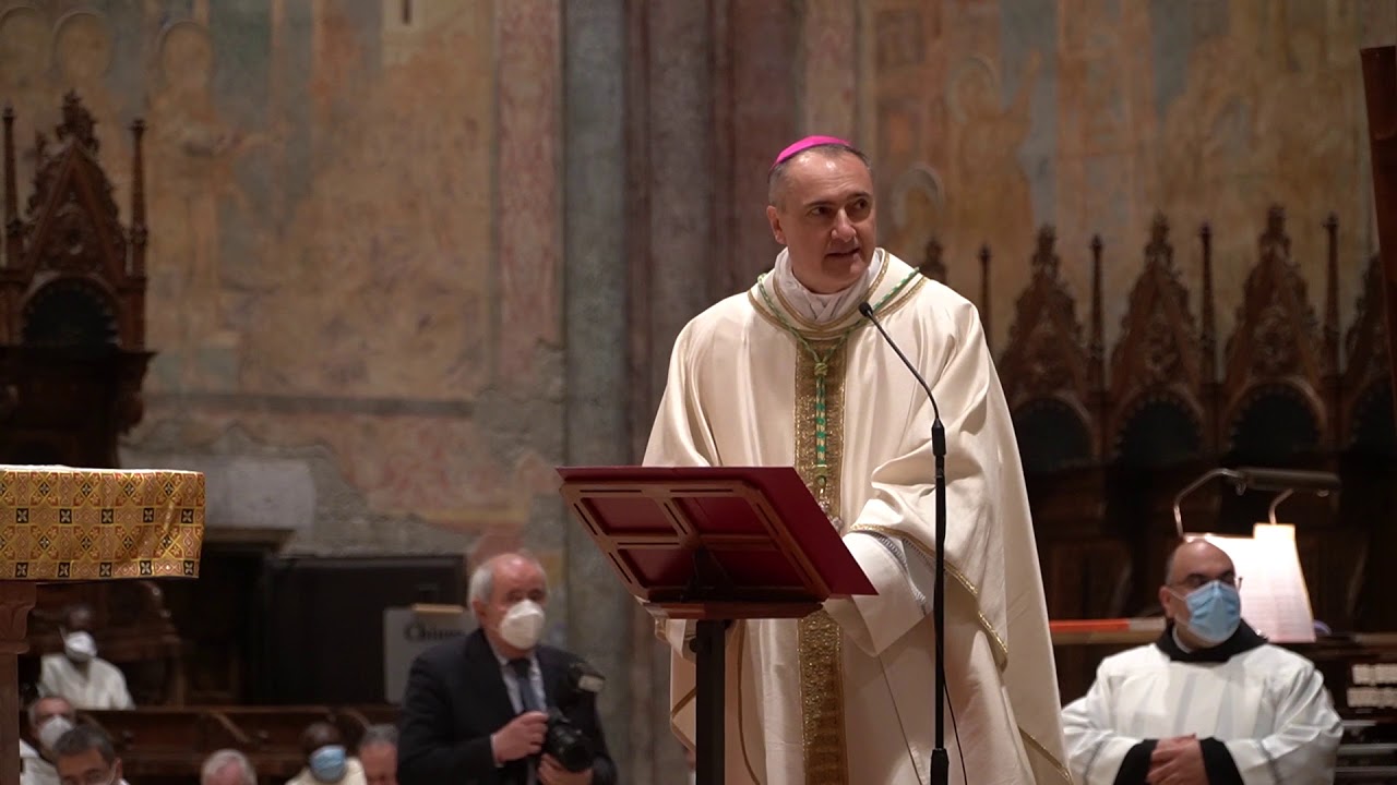 Il discorso del Vescovo, Mauro Gambetti