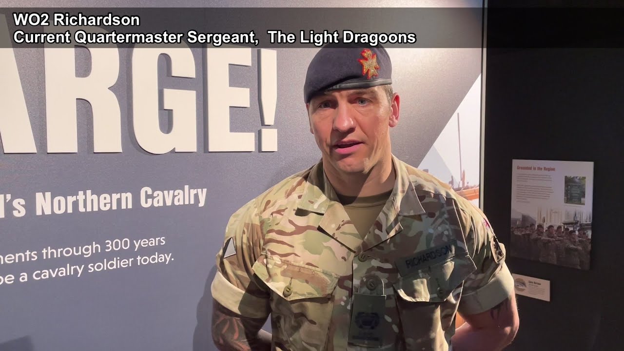 The Light Dragoons at Discovery Museum in Newcastle - filming for the new Charge! 3D Virtual Tour