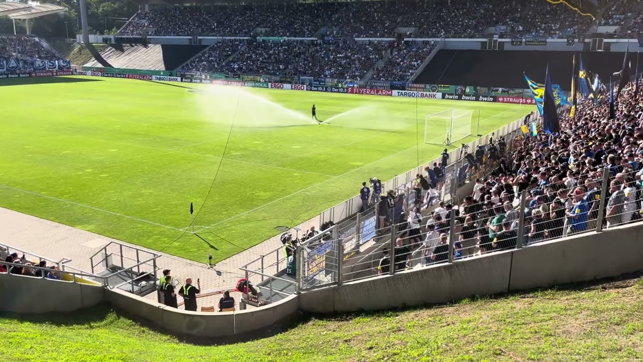 DFB Pokal 1. FC Saarbrücken vs Karlsruher SC 2:1 Mannschaftsaufstellung