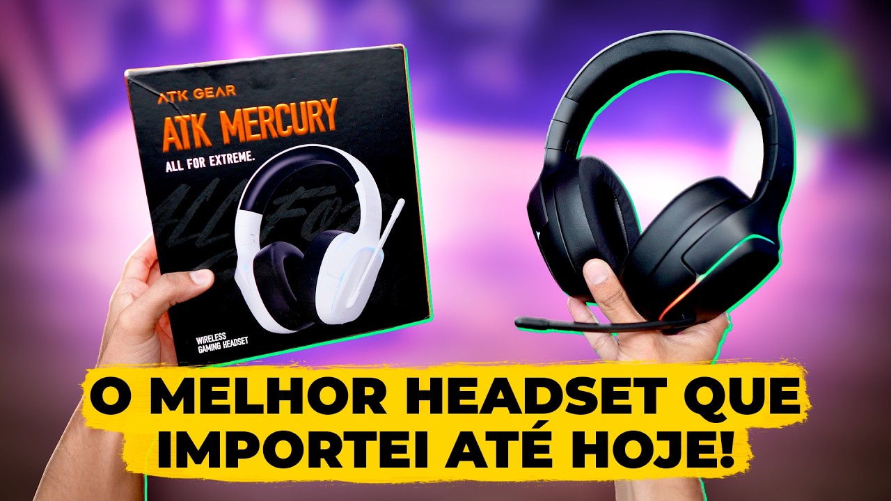 ESSE HEADSET ME SURPREENDEU MUITO! ATK Mercury 1 - O MELHOR HEADSET PRA IMPORTAR HOJE!