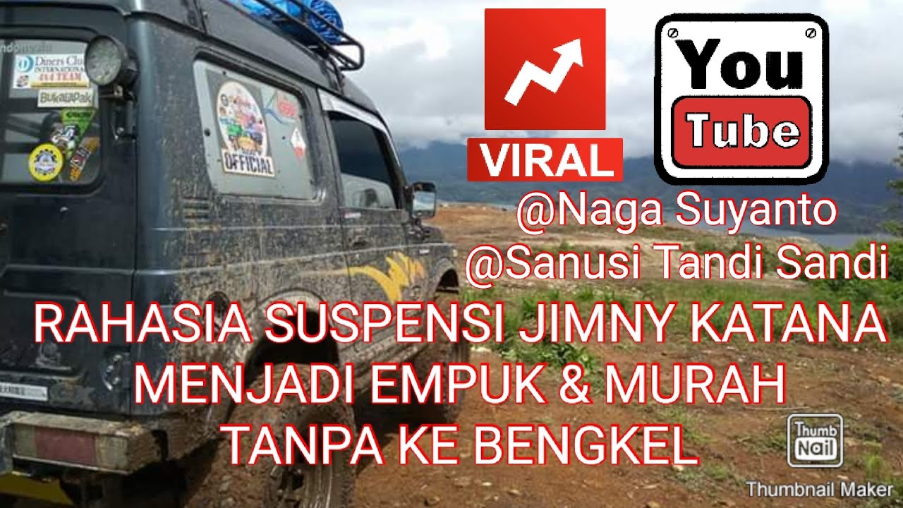 Modifikasi katana jimny standar|rahasia membuat suspensi katana empuk|rahasia katana bertenaga kuat