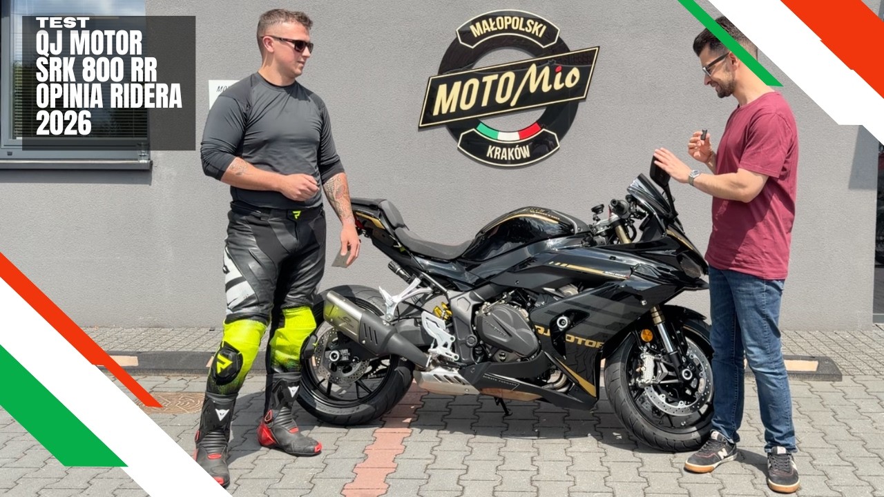 Sport na pierwszy motocykl. Błąd czy strzał w dziesiątkę? - QJ Motor SRK 800RR Opinia Ridera 2026