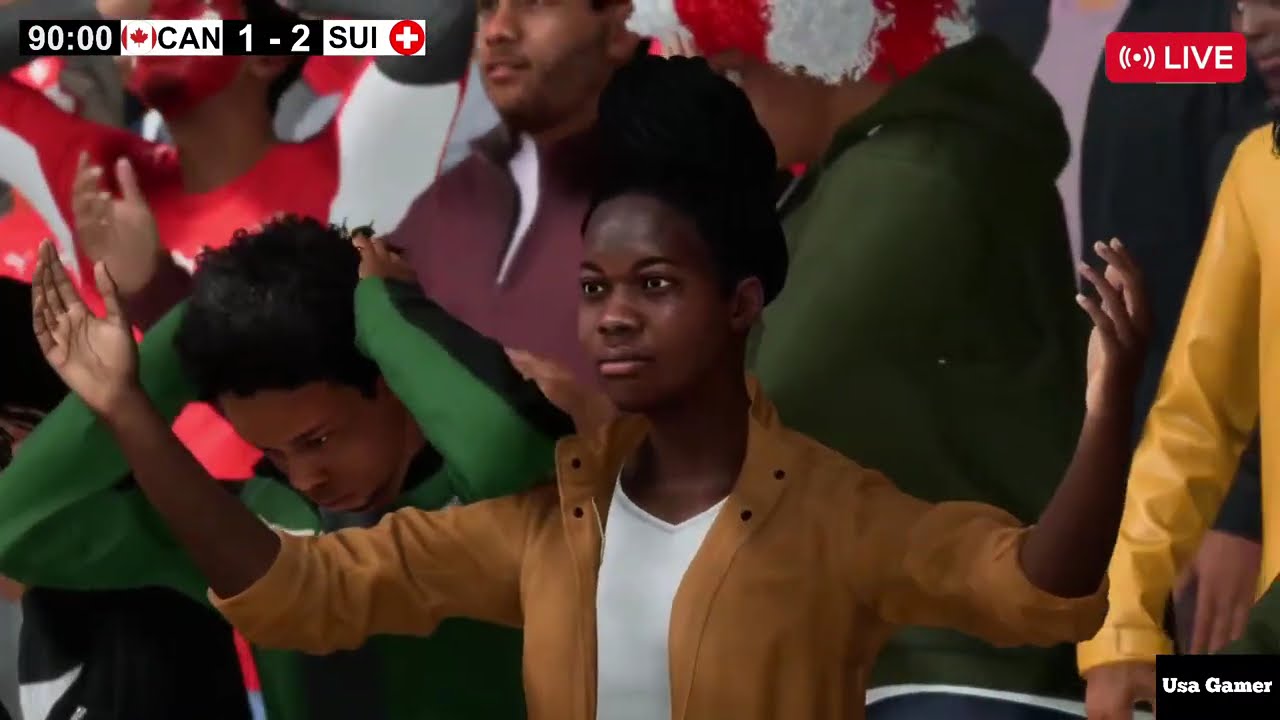🔴Switzerland vs Canada LIVE | World Cup 2026 Full Match Stream | EA Sports FC 26