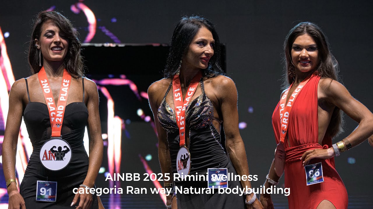 AINBB 2025 Rimini wellness Italia categoria Ran way Natural bodybuilding