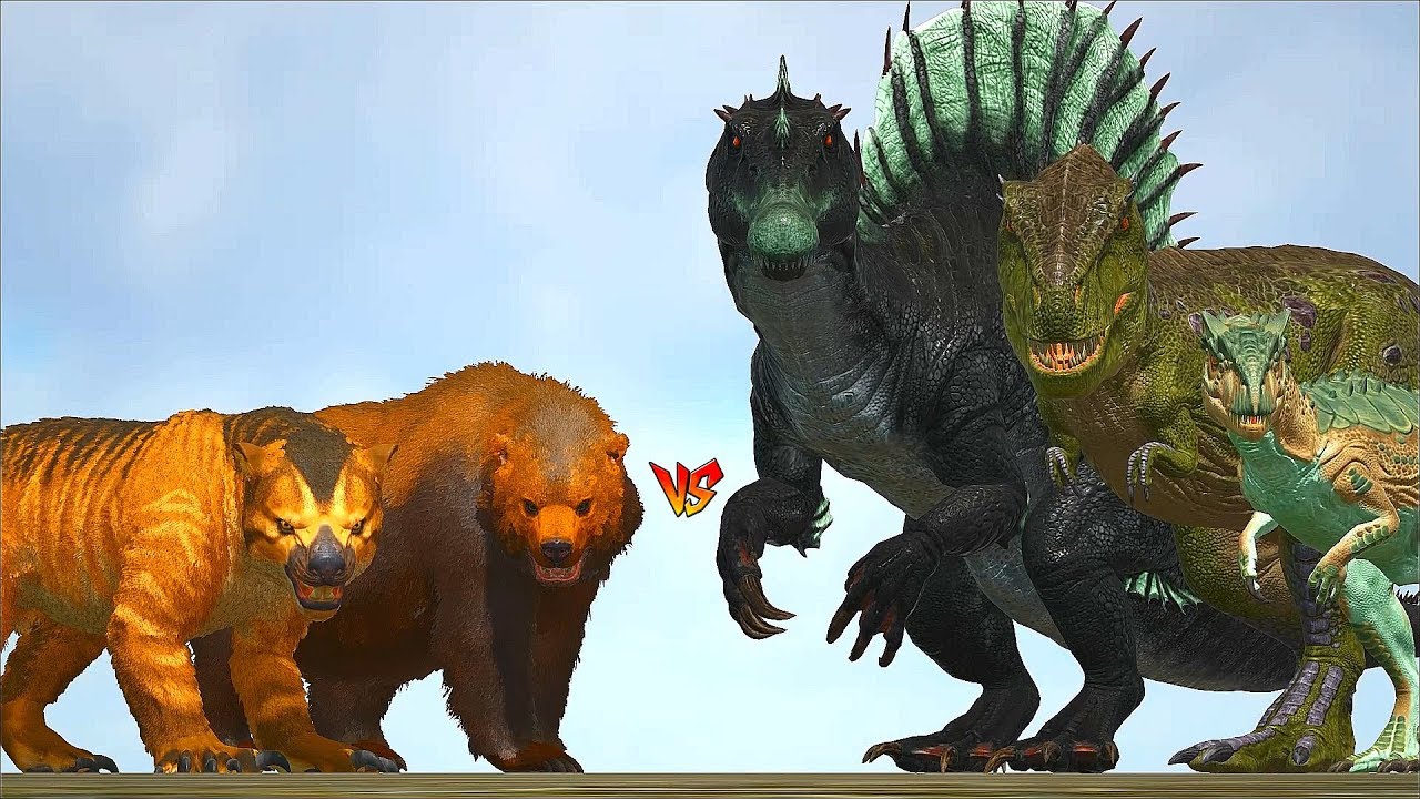 Ark Survival - THYLA n BEAR vs ALLO/TREX/SPINO and more [Ep.314]