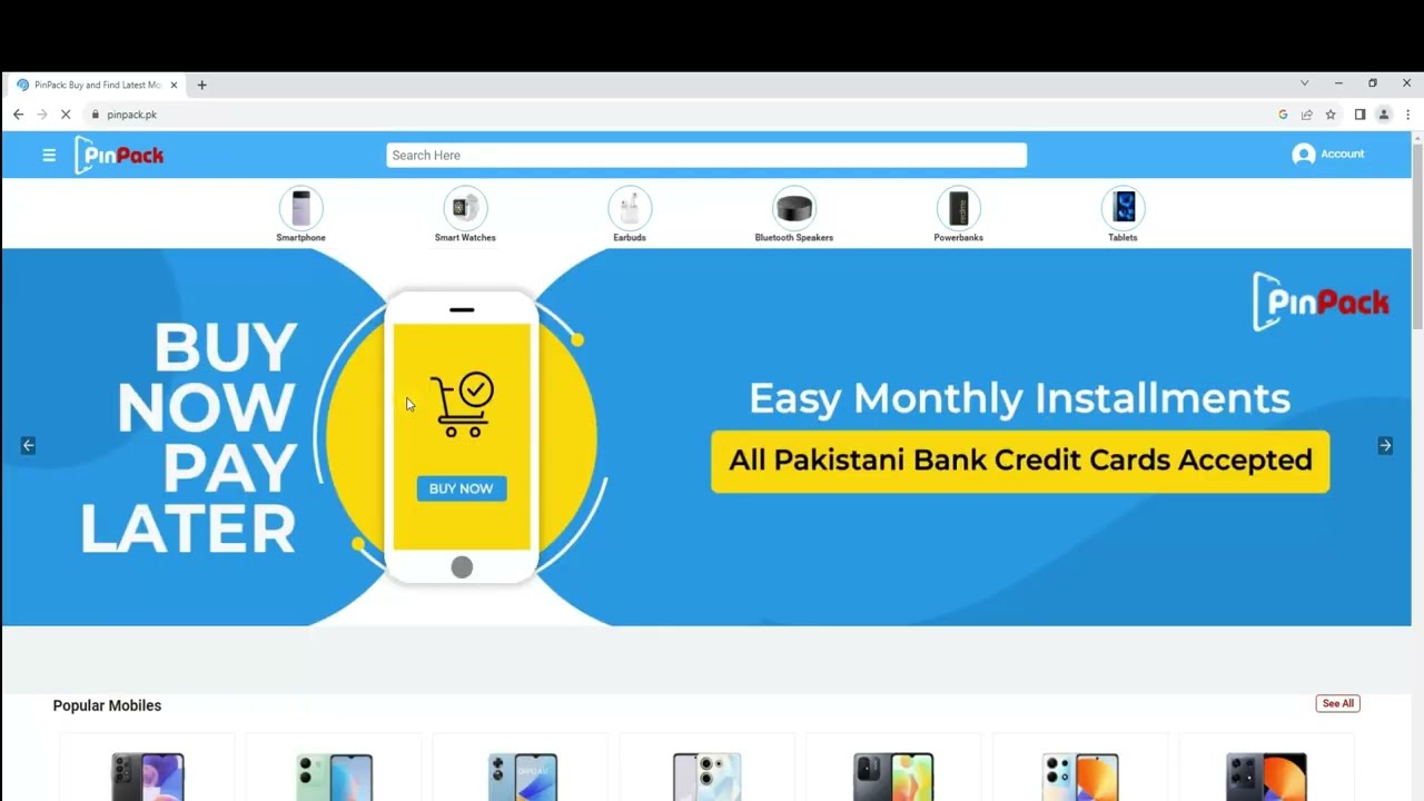 PinPack Mobile on Easy Installments | How to Buy Mobile on Installments from Pin Pack