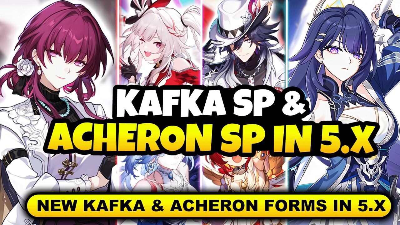NEW UPDATE! NEW KAFKA SP & ACHERON SP IN VERSION 5.X | NEW 5.0 PLANET & MORE - Honkai Star Rail