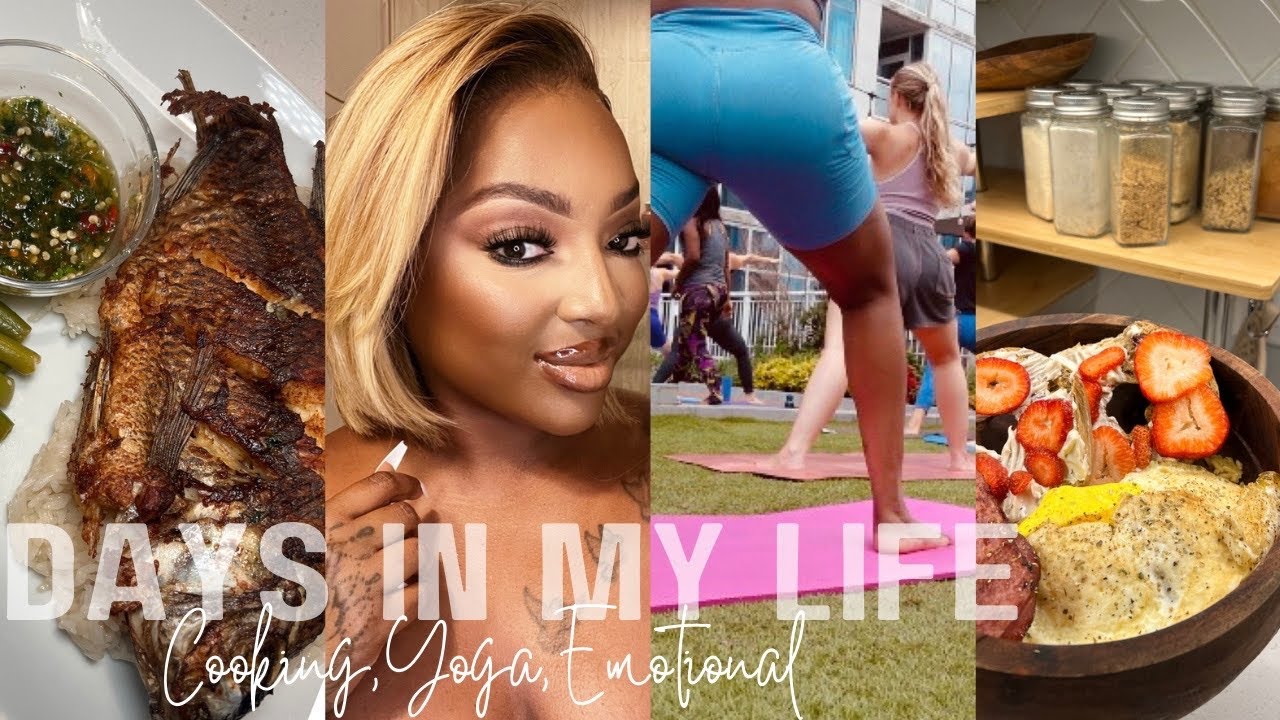 RELAXING + PRODUCTIVE DAYS IN MY LIFE VLOG | COOKING| YOGA+TRYING TO FIND MYSELF|HALARA TRY ON HAUL