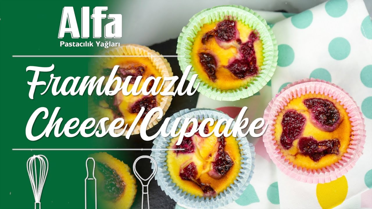 Frambuazlı cheesecake'inizi Cupcake olarak sunmaya ne dersiniz?