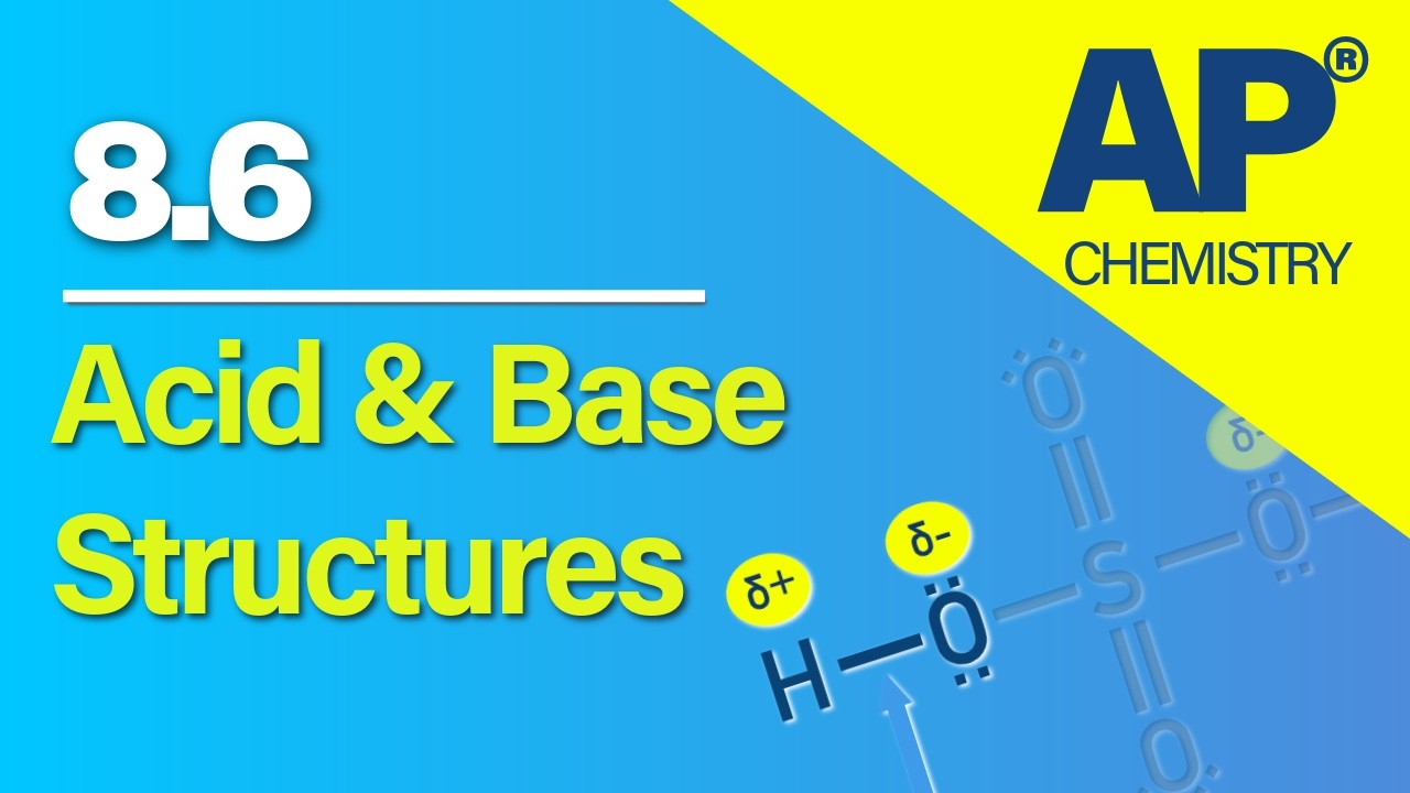 AP Chemistry 8.6 – Молекулярная структура кислот и оснований | Видео для повторения #apchemistry
