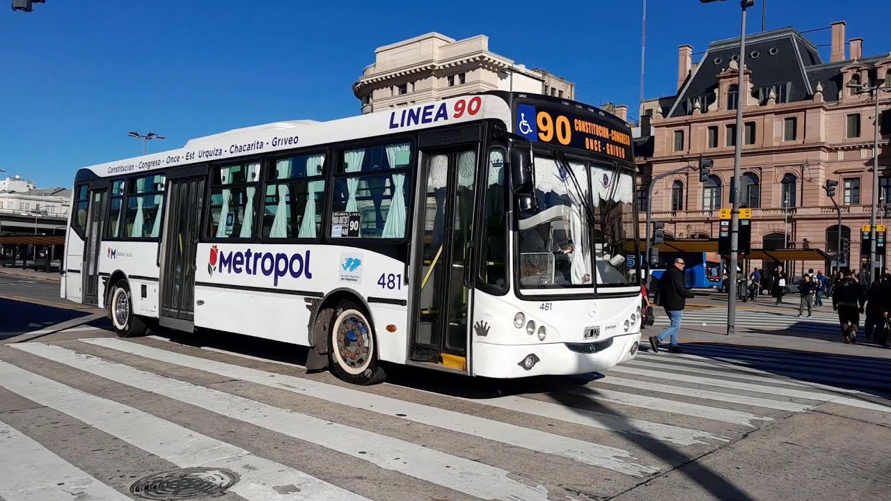 Línea 90, Interno 481. 6 clips. Febrero a Abril 2024 [Mix de Buses Individuales Buenos Aires]