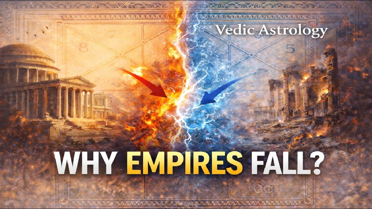 Historical Collapse Cycle via Tatva Kundli | Vedic Astrology of Civilizational Rise & Fall