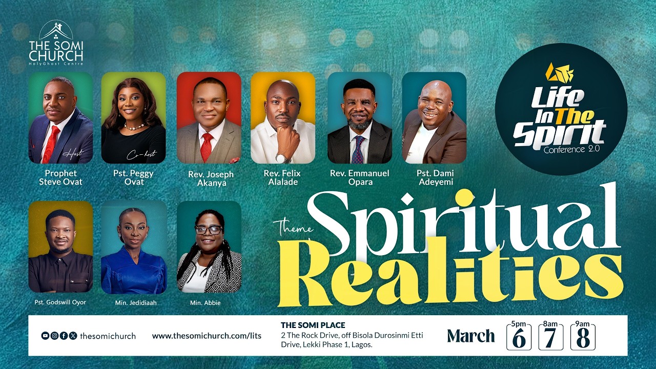 LIFE IN THE SPIRIT CONFERENCE 2.0 | SPIRITUAL REALITIES DAY 3 | CELEBRATION SERVICE | 8TH MARCH 2026