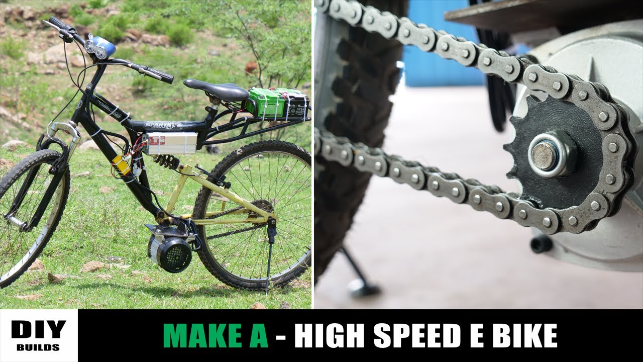 How To Make Electric Bike At Home | Diy Electric Bike At Home | DIY