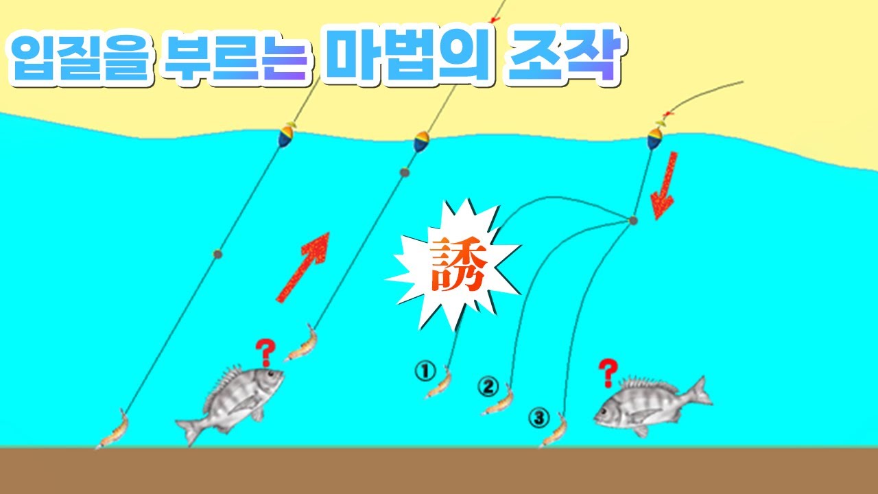 감성돔 홀리는 □□조작! ... '견제'를 뛰어넘는 입질 유도 효과를 체험해보세요!