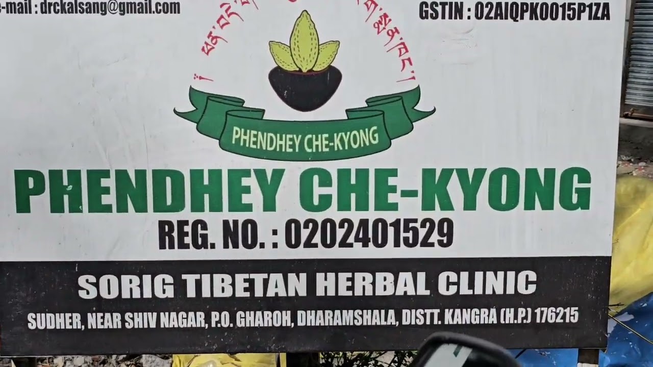 address of phendhey che-kyong soring Tibetan herbal clinic shiv nagar Dharamshala  hp for cancer