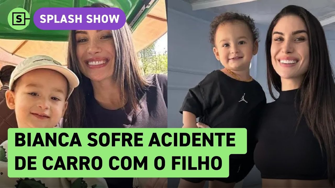 Bianca, Boca Rosa, sofre acidente de carro com o filho
