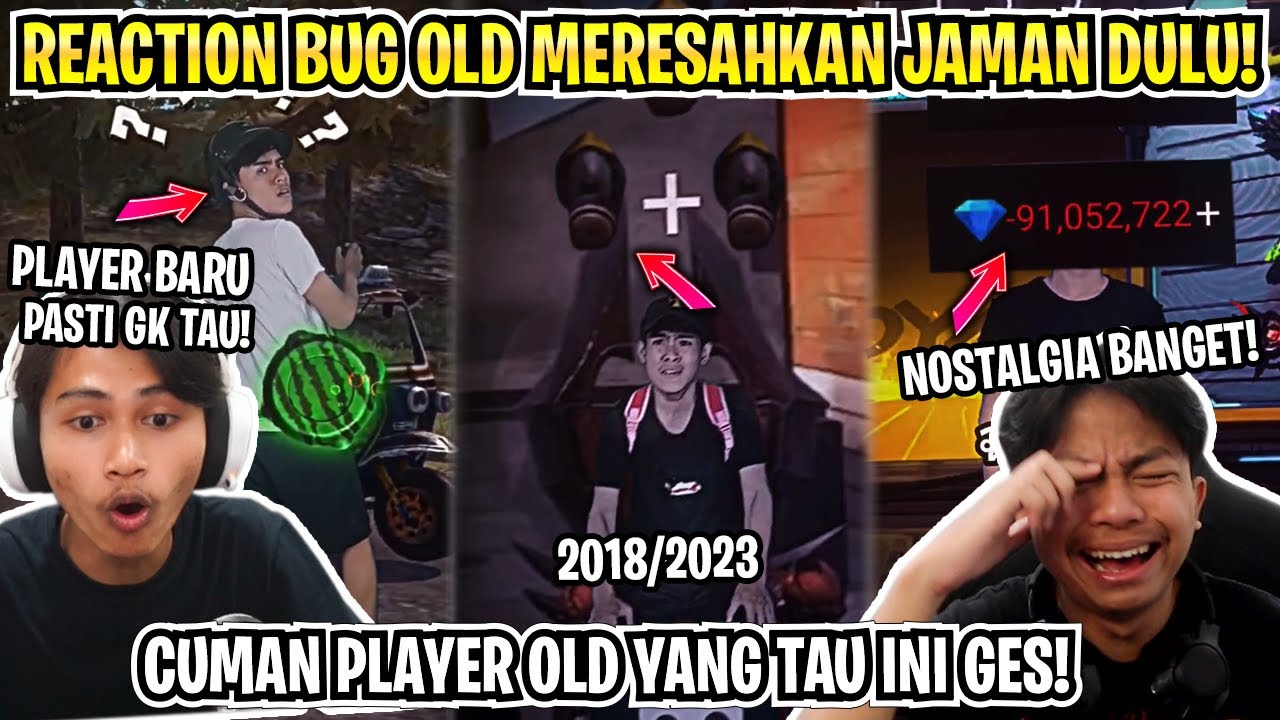 REACTION BUG MERESAHKAN JAMAN OLD! CUMAN 0,1% ORANG DOANG YANG TAU INI? 😱