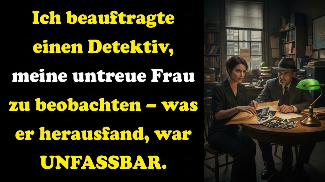 🔥ICH ENGAGIERTE EINEN PRIVATDETEKTIV, UM MEINER FRAU ZU FOLGEN – UND DAS ENDE WAR UNGLAUBLICH🔥