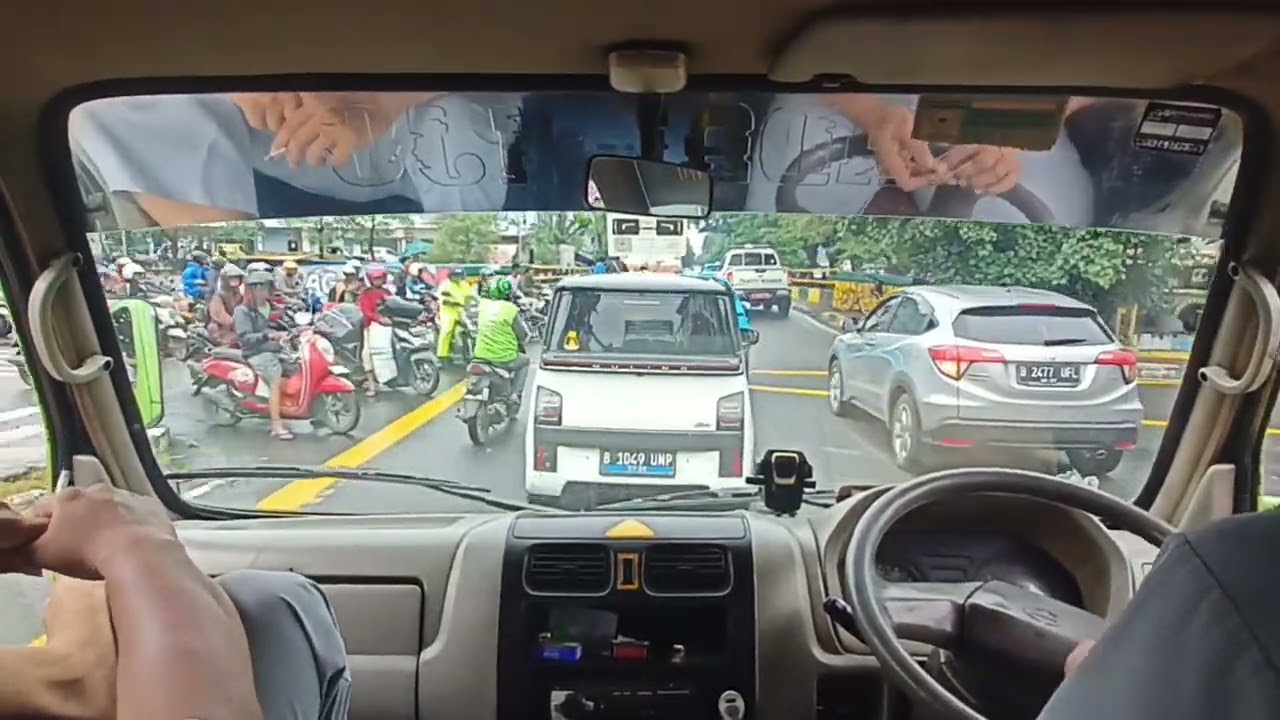 ~Part:01 Terbaru!! Perjalanan jakarta🚚 ➡️Tangerang Full Hujan #viral #trending @Elyef01 
