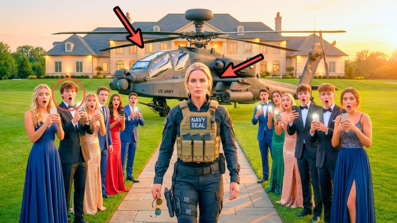 They Invited the “Class Loser” to Mock Her — Then Her Apache Arrival Froze Them