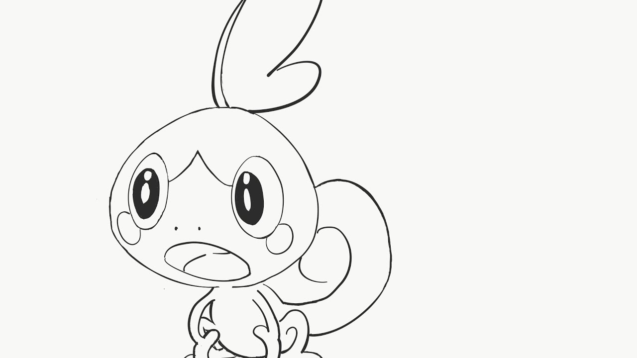 how to draw Sobble from Pokémon step by step