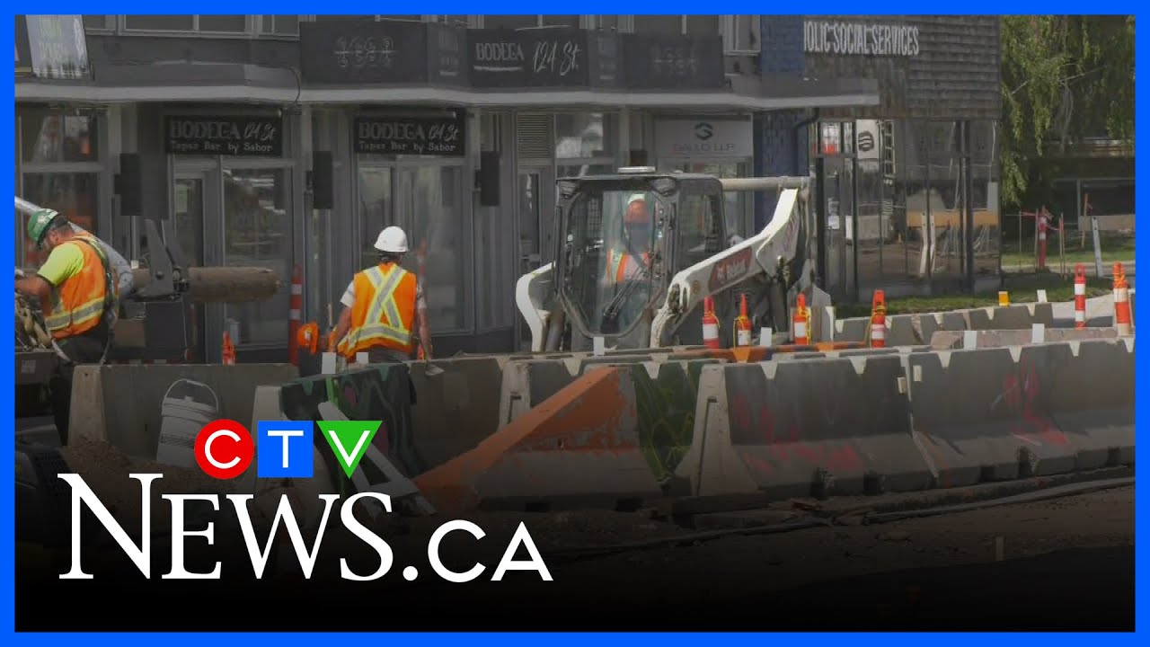 Stony Plain Road and 124 Street to reopen after LRT construction