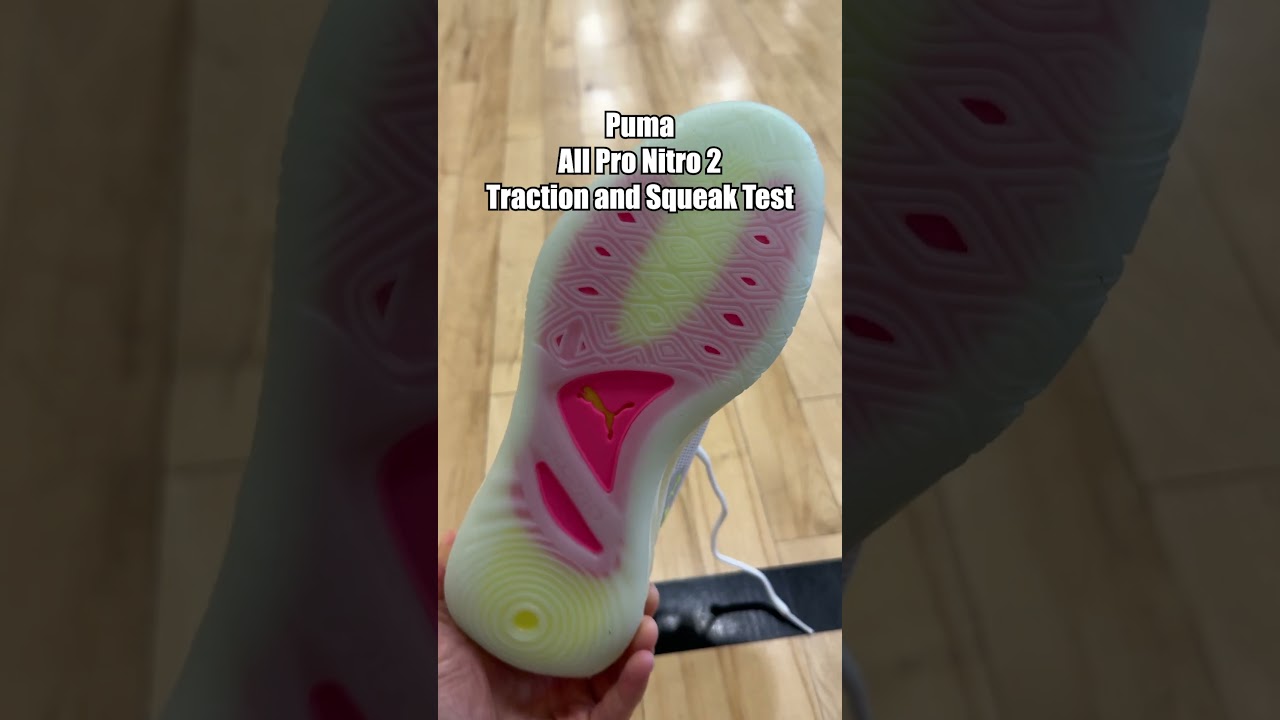 Puma All-Pro Nitro 2 Traction and Squeak Test #puma #pumahoops #pumabasketball