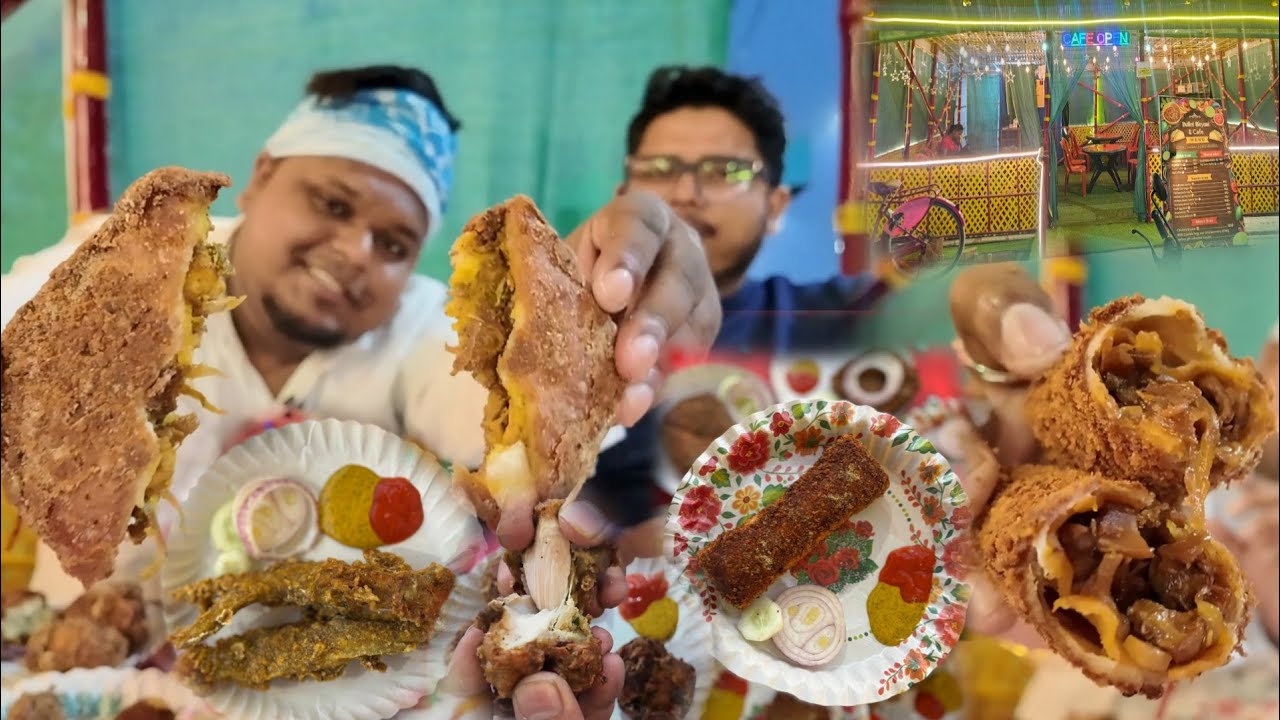ফিশ ফ্রাই ডিমের ডেভিল চিকেন স্প্রিং রোল চিকেন পকোড়া লোটে ফ্রাই | Street Food Snacks @ Bulet Biryani