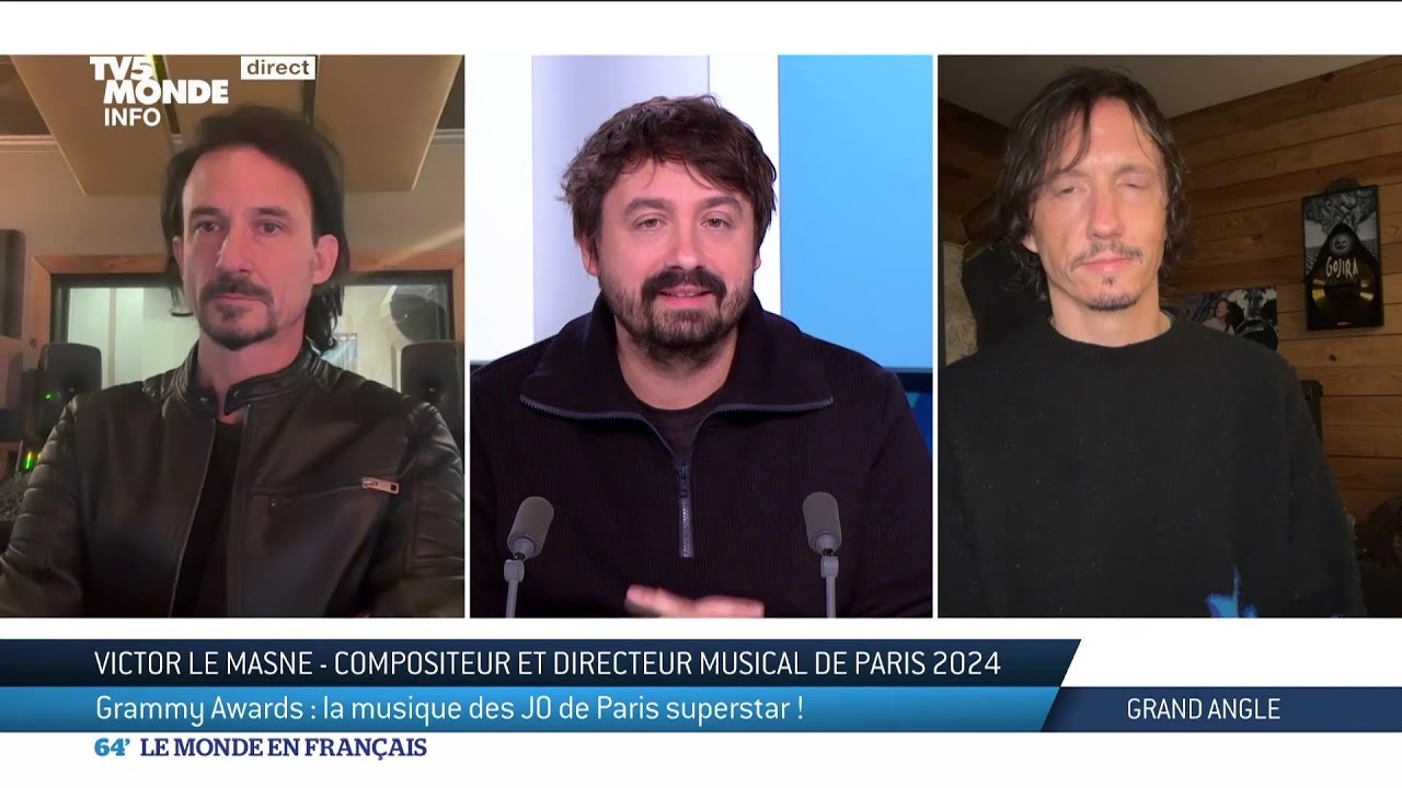 [EXCLU] GOJIRA et VICTOR LE MASNE invités exceptionnels du 64MINUTES