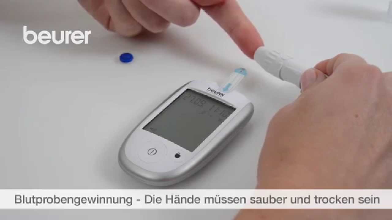 Quick Start Video des Blutzuckermessgeräts GL 42 von Beurer