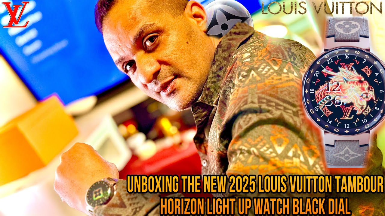 Unboxing The New 2025 Louis Vuitton Tambour Horizontal Light Up Watch Saa Ambayo Vya Hali Ya Juu