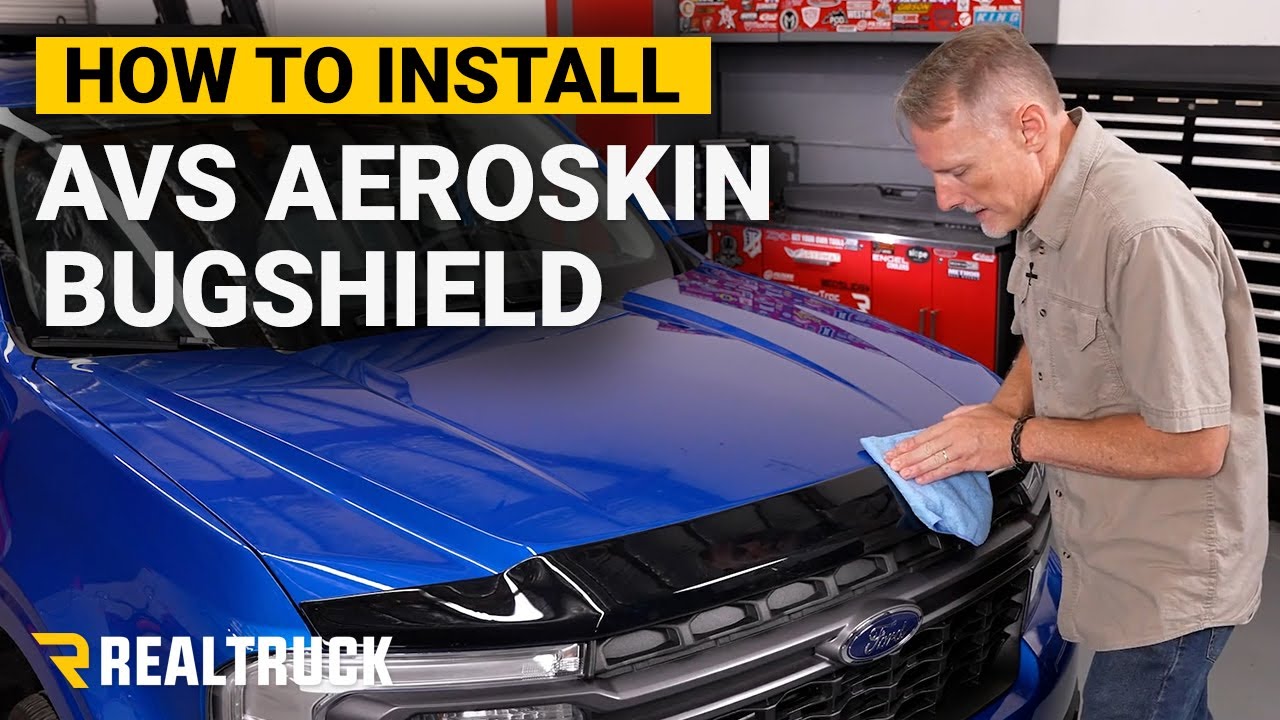 How to Install AVS® Aeroskin® Hood Protector on a 2022 Ford Maverick