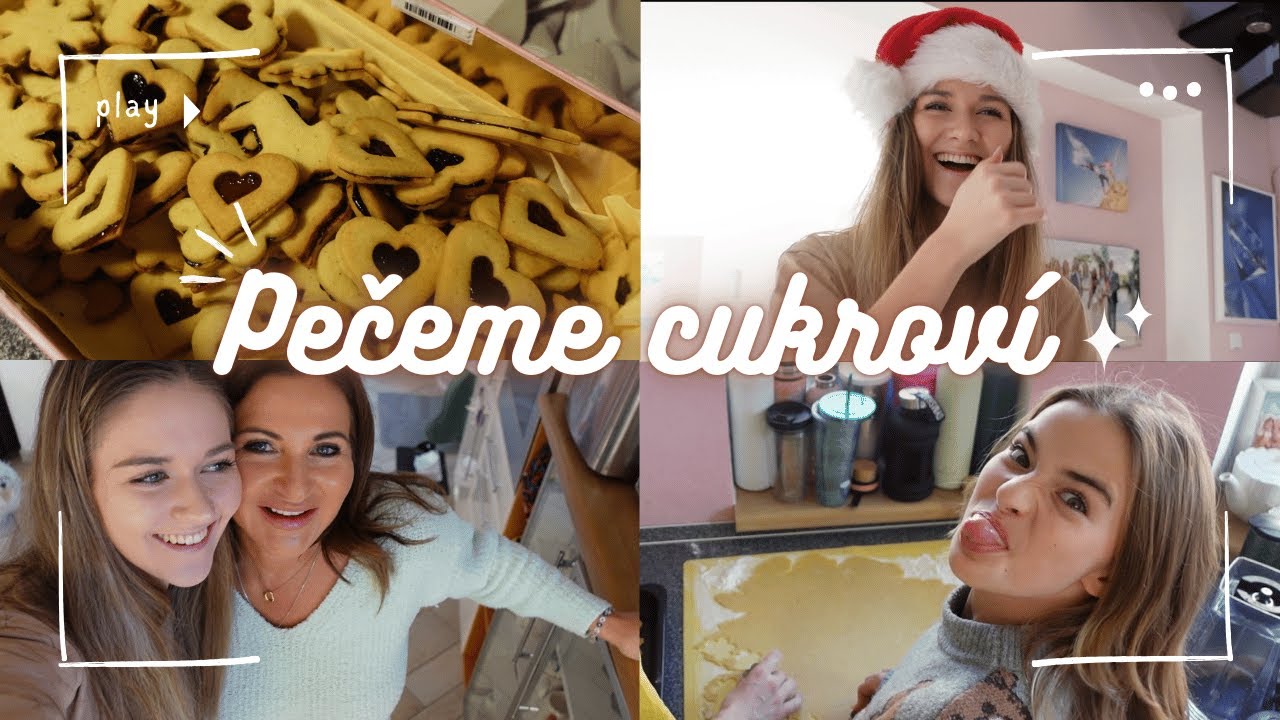 Pečeme cukrov&iacute;🍪✨ + v&aacute;nočka  | VLOG